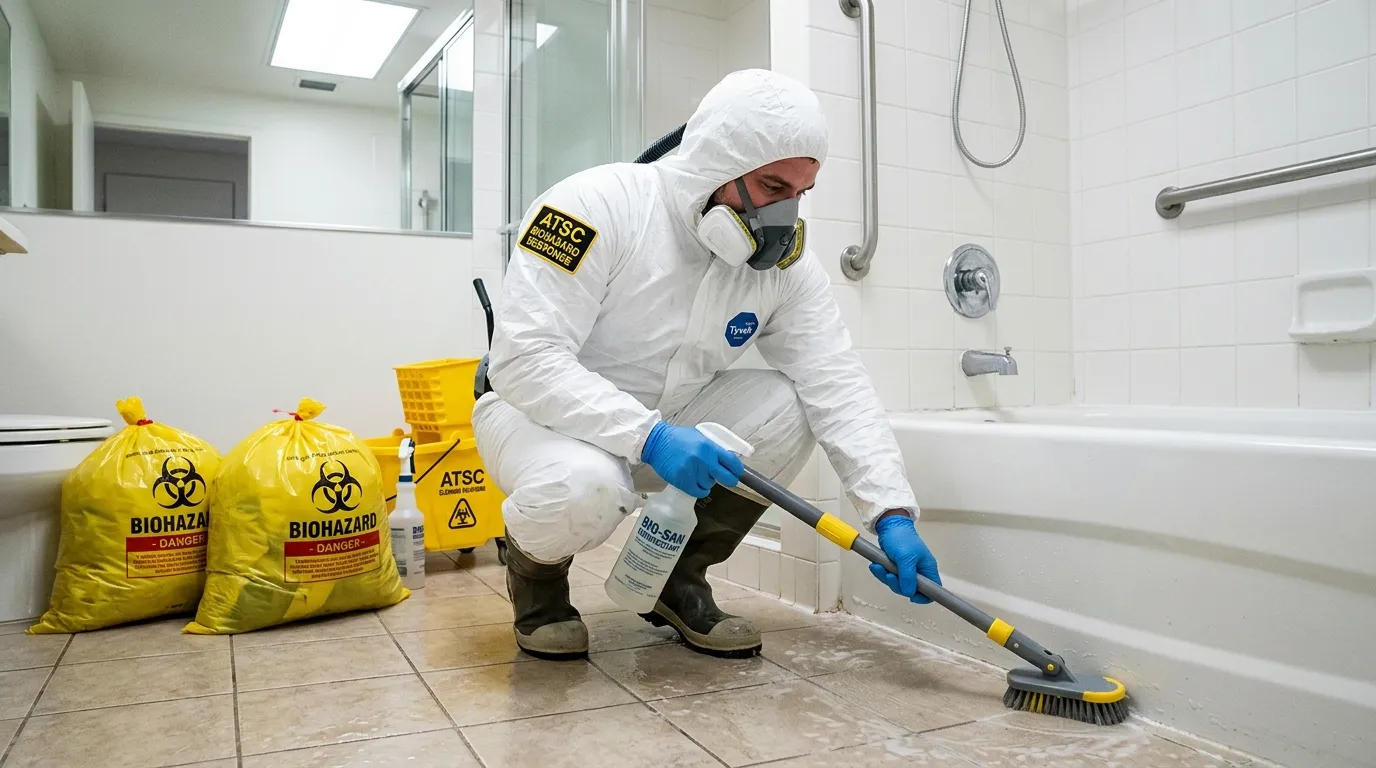 Decontamination equipment deployed for Blood Cleanup in North Brunswick